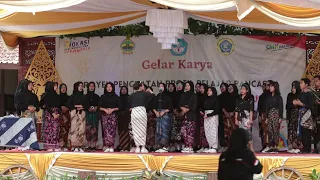 Lagu Mars SMKN 2 Temanggung oleh Siswa SMKN 2 Temanggung di Acara Gelar Karya P5 2022