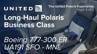 Flying United's New Flight from San Francisco to Manila in Polaris Business | UA191