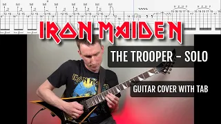 Iron Maiden - The Trooper (Solo) | Guitar Cover & Tabs by RoryRiffs