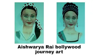 Aishwarya Rai Bachchan bollywood journey | bollywood journey art #journeyArt #shorts #bollywood