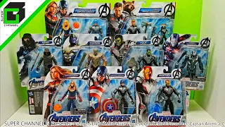 AVENGERS END GAME (Hasbro action figures COMPLETE SET) with Iron Man, Captain America, Thor, Thanos