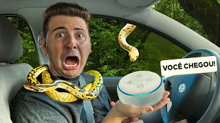 A ALEXA DECIDE AONDE EU VOU DE CARRO!! (NÃO FOI UMA BOA IDEIA)