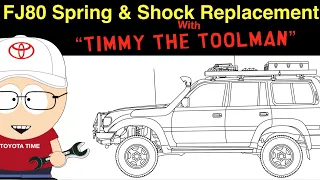 Toyota FJ80 Land Cruiser Springs, Shocks and Steering Stabilizer Replacement