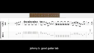 JOHNNY B. GOOD  CHUCK BERRY GUITAR TAB