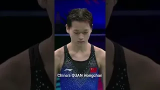 The Girl Who Does Magic In Diving! | Chinese Quan Hongchan Perfect Dives | #SHORTS