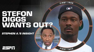 Stephen A.'s sources say Stefon Diggs wants out of Buffalo 😳 | First Take