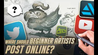 Where should BEGINNER artists post online? + the JOY of being a beginner!