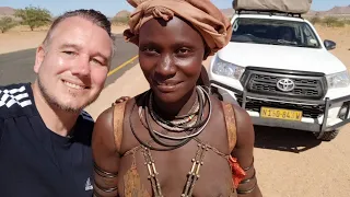 2 Bayern in Namibia - Tag 9 (4K), bezaubernde Fahrt zu den Orgelpfeifen, Twyfelfontain und Palmwag