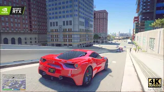 GTA V Remastered Graphics Gameplay | Ray Tracing Ultra Graphics | 4k60Fps