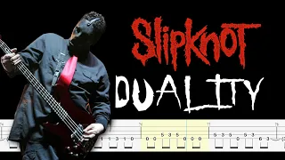 Slipknot - Duality (Bass Tabs & PDF) By Chami's Bass