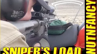 AR-15 Sniper's Load: IMI 77gr Match off Motorcycle