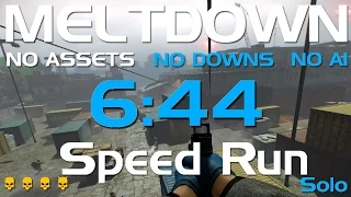 Payday 2 - Meltdown - DW Solo Speedrun 6:44 GT(60-135FPS)