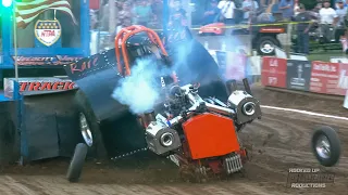 Tractor & Truck Pulling Gone WRONG! - Wild Rides, Wrecks, Fires & Mishaps! - 2023