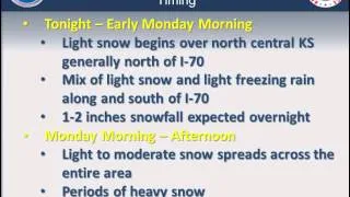 Updated Weather Briefing on Winter Storm 2/24/13 at 730 PM