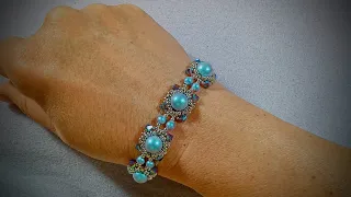 Swarovski Pearl and Crystal Bracelet Make Over A Milla Original