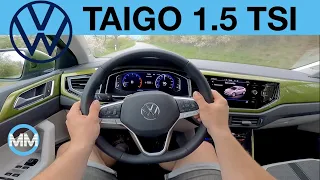 Volkswagen Taigo 1.5 TSI POV Test Drive + Acceleration 0-200 km/h