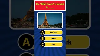 Riddle - The Eiffel Tower #shorts #trending #viral #quizz #eiffeltower #location