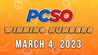 P29M Jackpot Grand Lotto 6/55, 2D, 3D, 6D and Lotto 6/42 | March 4, 2023
