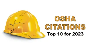 OSHA Top 10 Citations for 2023