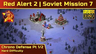 Stop Enemy Attacks Before They Start in Red Alert 2 Soviet Mission 7: Chrono Defense - Hard - HD