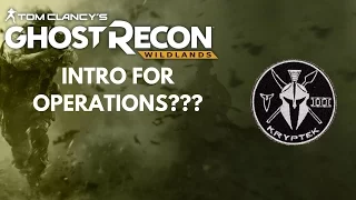 KSU Intro [Ghost Recon Wildlands]