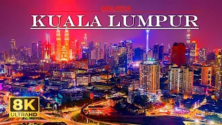 KUALA LUMPUR,Capital of Malaysia 🇲🇾at Day Time,The Cultural,Financial & Economic Centre 8k 60Fps