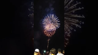 4th of July firework show! Amazing Ending!