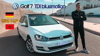 معلومات مهمة يجب أن تعرفها على الغولف 7 (Golf 7 TDI bluemotion performance 150 HP test drive)