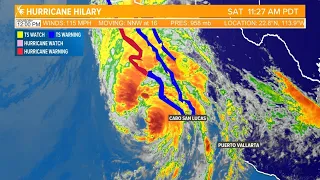 Tracking Hurricane Hilary: Live radar shows movement toward Southern California