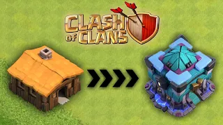 GEM TO MAX | Town Hall 1 to 13 | Clash of Clans Gem rush 2020