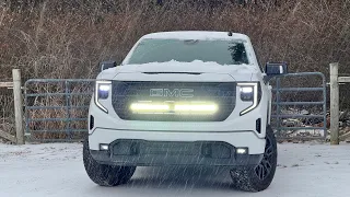 M&R 40 inch light bar 2022 GMC Sierra “refresh” full installation