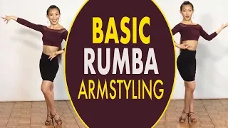 Basic RUMBA Arm Styling Technique in "CUCARACHA" | DanceInsanity