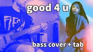 Olivia Rodrigo - good 4 u (4 STRING BASS COVER + TAB)