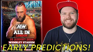 AEW: All In London 2024 - 10 EARLY PREDICTIONS!