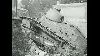 История танков. Танкостроение. Первые танки. Тестовое видео Рено FT-17