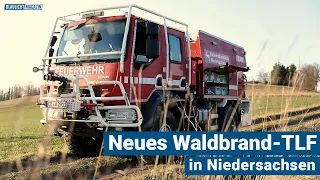 Neues Waldbrand-TLF in Niedersachsen (TLF 3.000 CCFM)