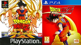 La Evolución de Dragon Ball en Playstation PS1-PS4 (Dragon Ball Game Evolution)