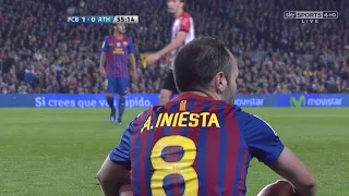 Andrés Iniesta vs Athletic Club (Home) 2011/12 HD 720p (Spanish Commentary)