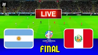 ARGENTINA vs PERU - Copa America 2024 Final | Full Match All Goals | Live Football Match