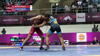 1/2 GR - 60 kg: M. MOHSEN NEJAD (IRI) v. Z. SHARSHENBEKO (KGZ)