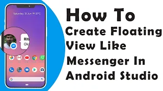 How to make Floating widget/icon like messenger in android studio | Floating View with Services.