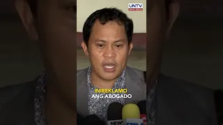 Dating abogado ng 5 akusado sa Degamo slay case, inireklamo ng DOJ sa IBP