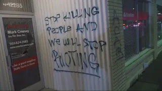 Riot declared in Tigard after vandalism in response to fatal police shooting