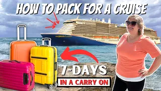 Packing For A Cruise (7 Days in a Carry-on ONLY)