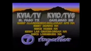KVIA El Paso, TX and KVIO Carlsbad, NM sign off 1989