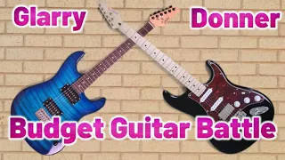 Glarry Vs Donner: Final Battle! Who makes the better cheap guitar? #cheap #budget #guitarreview