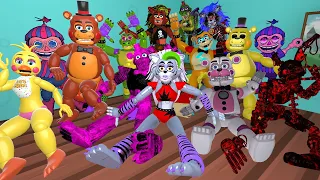 NEW HYPER SPARTAN DESTROY ALL GLAMROCK ANIMATRONIC Five Funky Night's at Freddy 2 FNAF Hungry Gamers