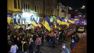 Марш патріотичних організацій на честь Дня Захисника України у Харкові