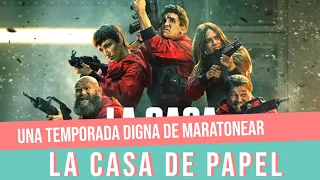 La casa de papel una temporada digna de maratonear-Reseña