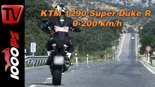 0-200 km/h | KTM 1290 Super Duke R-Beschleunigung